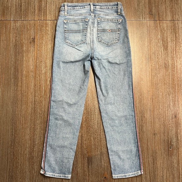 Tommy Hilfiger High Rise Straight Ankle Jeans Women's Size 2 Slimming Technology - Picture 2 of 10
